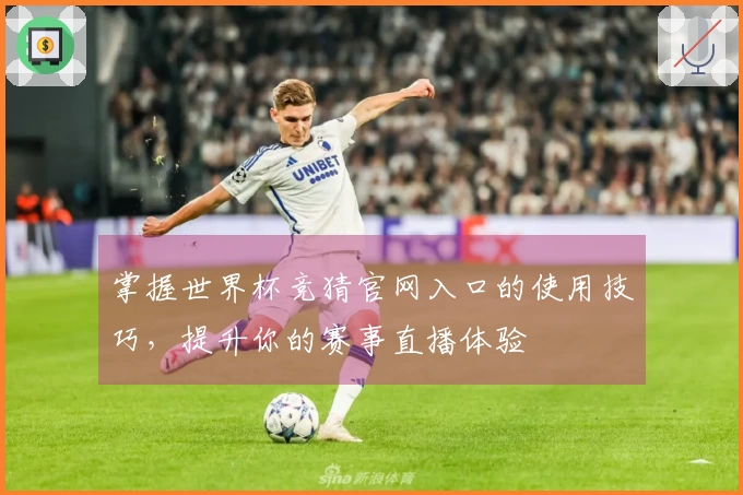 掌握世界杯竞猜官网入口的使用技巧，提升你的赛事直播体验